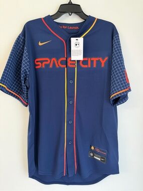 Houston Astros Jersey City Connect Space City Med NWT.   “NO NAME ON BACK”